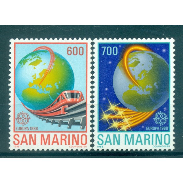 San Marino 1988 - Y & T  n. 1179/80 - Europa (Michel n. 1380/81)