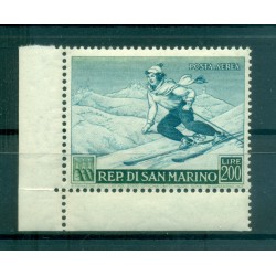 San Marino 1953 - Y & T  n. 100 posta aerea - Sport invernali (Michel n. 501)
