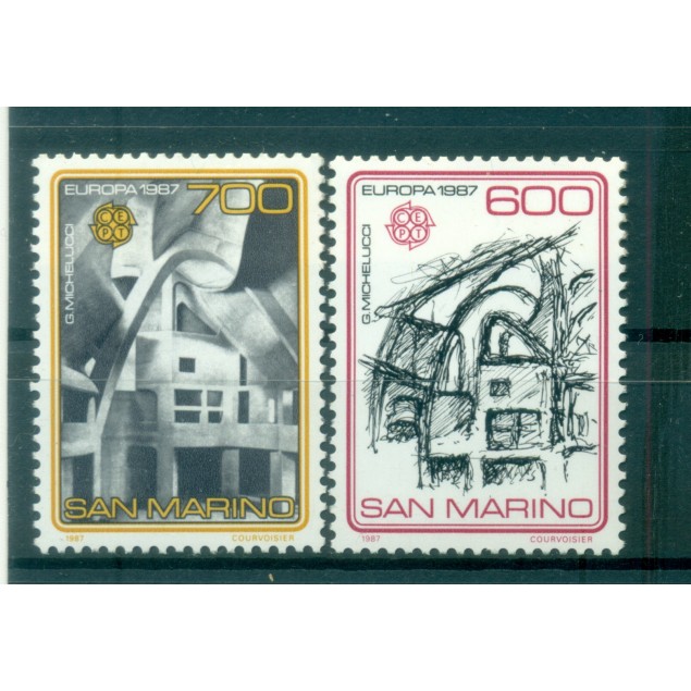 San Marino 1987 - Y & T  n. 1148/49 - Europa (Michel n. 1354/55)
