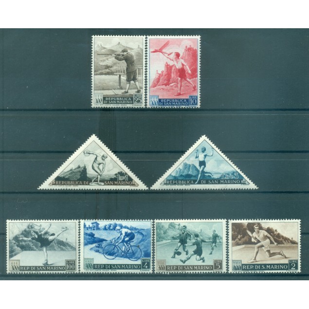 San Marino 1953 - Y & T  n. 365/72 - Sport (Michel n. 493/500)