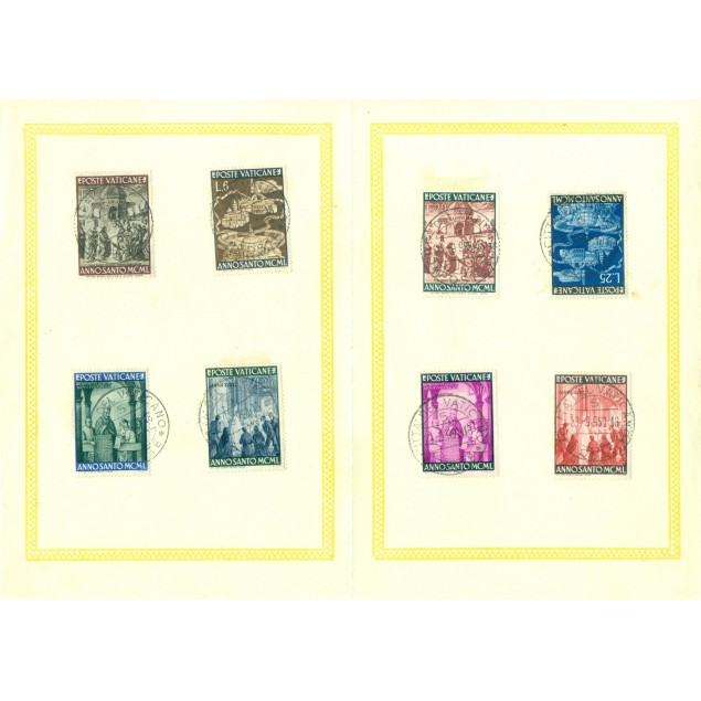 Vatican 1950 - Y & T n. 150/57 - Année Sainte (Michel n. 163/70)