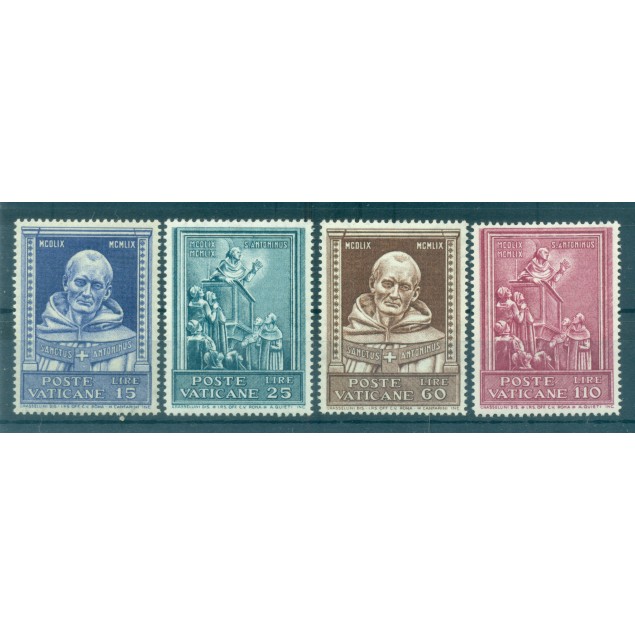 Vatican 1960 - Y & T n. 289/92 - Saint Antoninus of Florence (Michel n. 334/37)