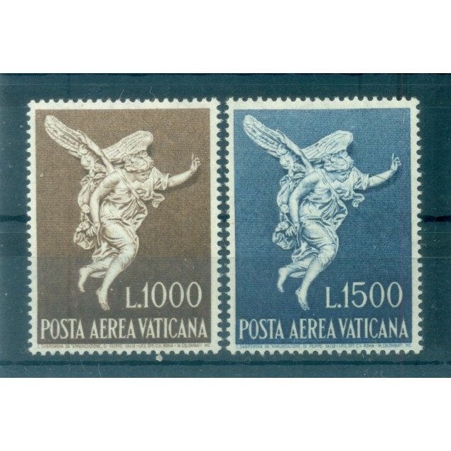 Vaticano 1962 - Y & T n. 45/46 posta aerea - Arcangelo Gabriele (Michel n. 391/92)