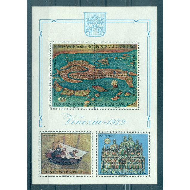 Vaticano 1972 - Y & T foglietto n. 3 - Pro Venetia (Michel foglietto n. 3)