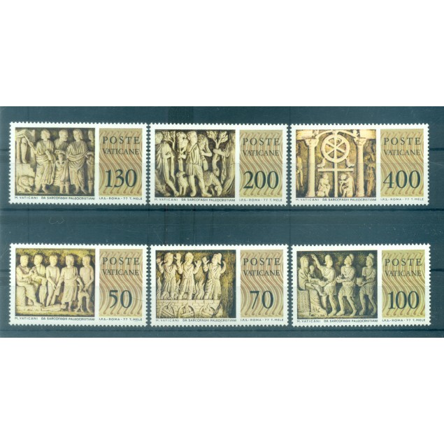 Vatican 1977 - Y & T  n. 638/43 - Musée du Vatican (Michel n. 705/10)