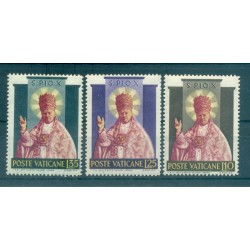 Vaticano 1954 - Y & T n. 200/02 - Papa Pio X (Michel n. 220/22)