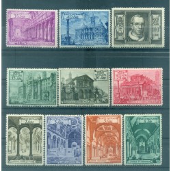 Vaticano 1949 - Y & T n. 140/49 - Chiese e basiliche romane (Michel n. 149/58A)