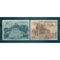 Vatican 1949 - Y & T. n. 11/12 exprès - Basiliques (Michel n. 159/60 A) (i)