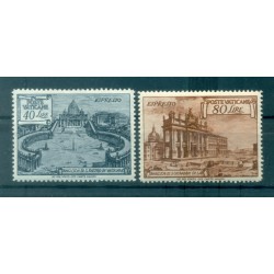 Vatican 1949 - Y & T. n. 11/12 exprès - Basiliques (Michel n. 159/60 A) (iii)