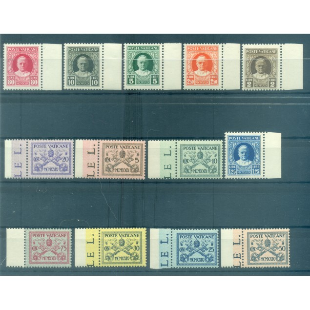 Vatican 1929 - Y & T. n. 26/38 + n. 1/2 exprés - Pie XI