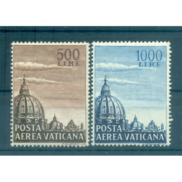 Vaticano 1953 - Y & T n. 22/23 posta aerea - Serie ordinaria