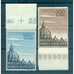 Vaticano 1953 - Y & T n. 22/23 posta aerea - Serie ordinaria  (Michel n. 205/06) (ii)