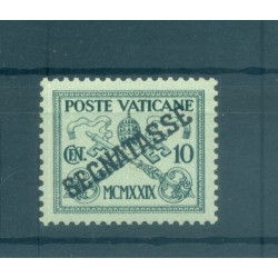 Vatican 1931 - Sassone n. 2 A timbres-taxe - Pontificat de Pie XI