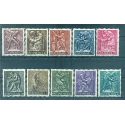 Vatican 1980 - Mi. n. 759/763 - Saint Benoît de Nursie