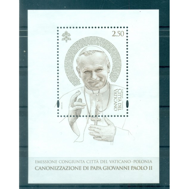 Vatican 2014 - Y & T n. F1658 - Saint Jean-Paul II (Michel feuillet n. 45)