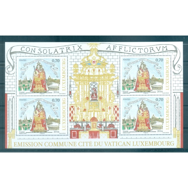Vatican 2016 - Mi. n. 1882KB - Sainte Marie Patronne du Luxembourg