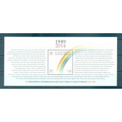 Vatican 2014 - Y & T n. F1672 - Mur de Berlin (Michel feuillet n. 47)