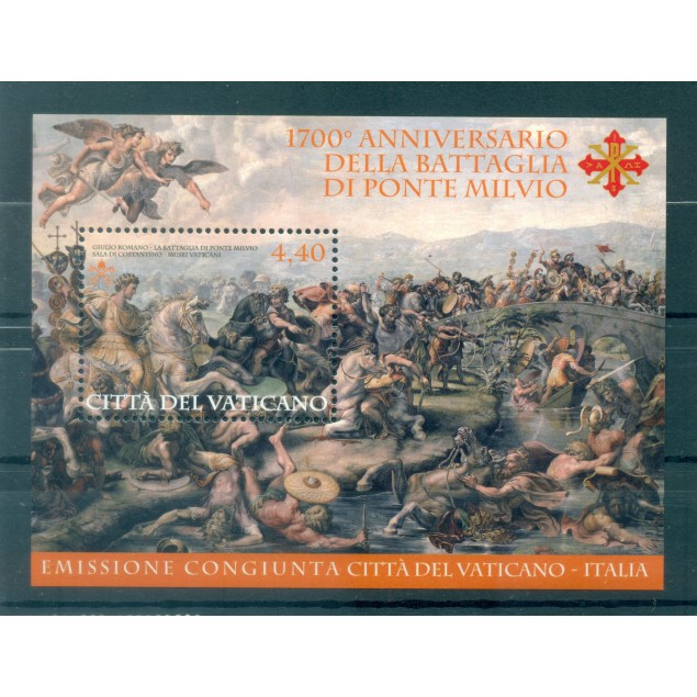 BATTAGLIA DI PONTE MILVIO - BATTLE VATICAN 2012 1700Yrs block