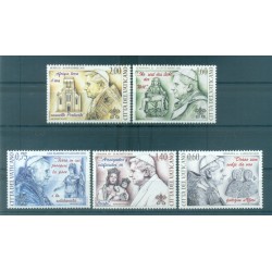 Vatican 2012 - Y & T n. 1601/05 - Voyages du pape Benoît XVI (Michel n. 1748/52)
