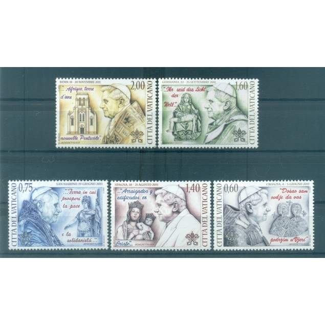 VIAGGI DEL PAPA - POPE BENEDICT XVI 2011 VISITS VATICAN 2012