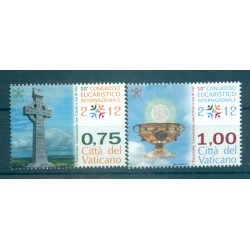 Vaticano 2012 - Y & T n. 1592/93 - Congresso Eucaristico Internazionale (Michel n. 1738/39)