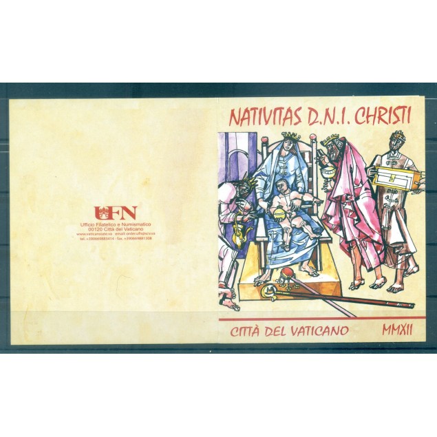 NATALE - CHRISTMAS VATICAN 2012 booklets