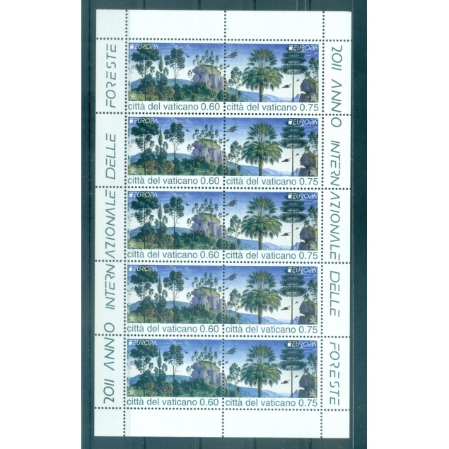 Vaticano 2011 - Y & T n. 1557/58 - Europa (Michel n.  1710/11KB)