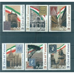 MONUMENTI & STAMP ON STAMP VATICAN 2011 150Â° UnitÃ  d'Italia set+blocks