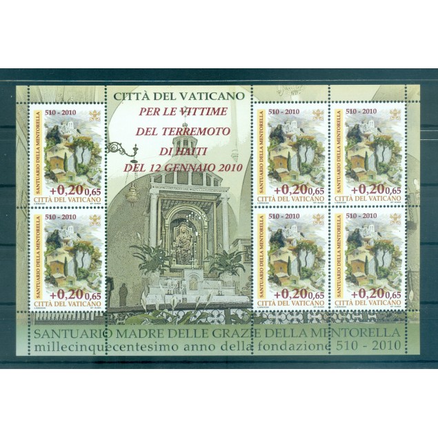 Vatican 2010 - Y & T  n. 1515 - Shrine of Our Lady of Mentorella (Michel n. 1664KB)