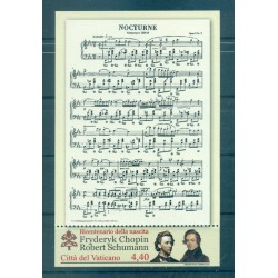 Vatican 2010 - Y & T feuillet n. 36  - Grands compositeurs (Michel feuillet n. 34)