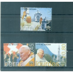 Vaticano 2005 - Y & T n. 1383/85 - Viaggi di Papa Giovanni Paolo II (Michel n. 1530/32)