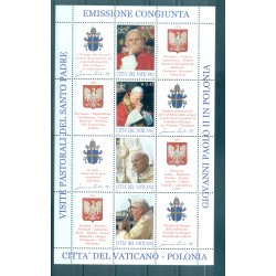 Vatican 2004 - Y & T n. 1334/41 - Journeys of Pope John Paul II (Michel n. 1474/81KB)