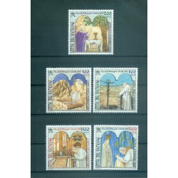 Vaticano 2001 - Y & T n. 1231/35 - Pellegrinaggi giubilari (Michel n. 1375/79)