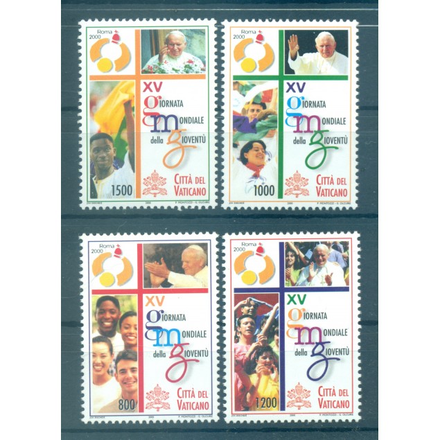Vatican 2000 - Y & T n. 1198/1201 - JMJ 2000 (Michel n. 1346/49)