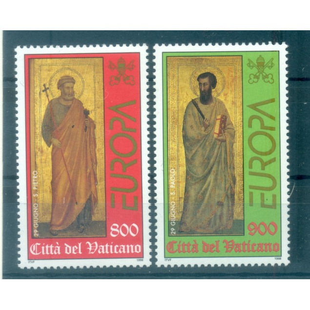 Vatican 1998 - Y & T n. 1104/05 - Europa (Michel n. 1242/43)