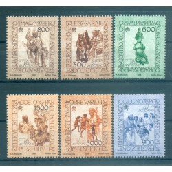 Vatican 1998 - Y & T n. 1121/26 - Journeys of Pope John Paul II (Michel n. 1263/1268)