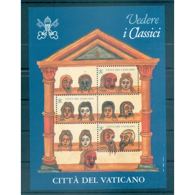 Vatican 1997 - Y & T sheet n. 17 - A look at the Classics (Michel shet n. 17)