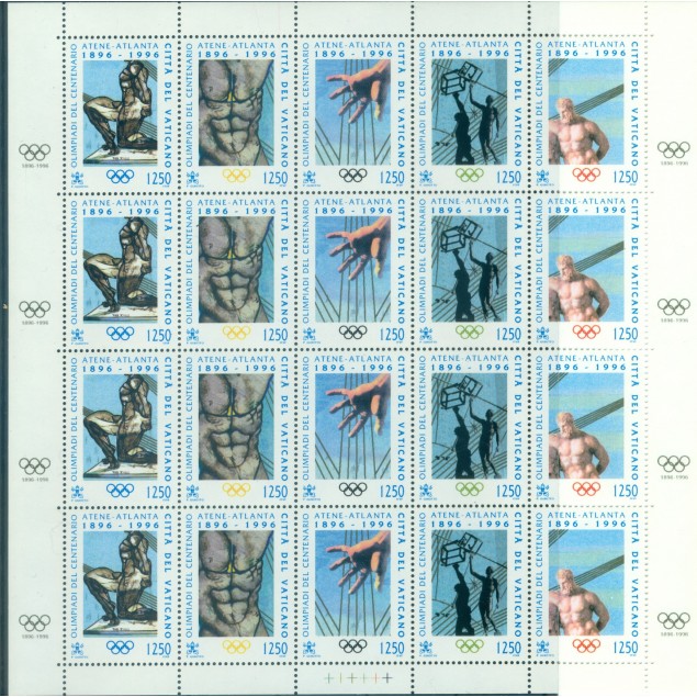 Vatican 1996 - B.bf.24 - Olympic Games Centenary
