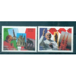 Vaticano 1996 - Y & T n. 1023/24 - Viaggi di Papa Giovanni Paolo II (Michel n. 1161/62)