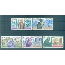 Vatican 1994 - Y & T n. 990/94 - Voyages du pape Jean-Paul II (Michel n. 1128/32)