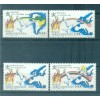 Vatican 1992 - Y & T n. 92/95 air mail - Journeys of Pope John Paul II (Michel n. 1071/74)