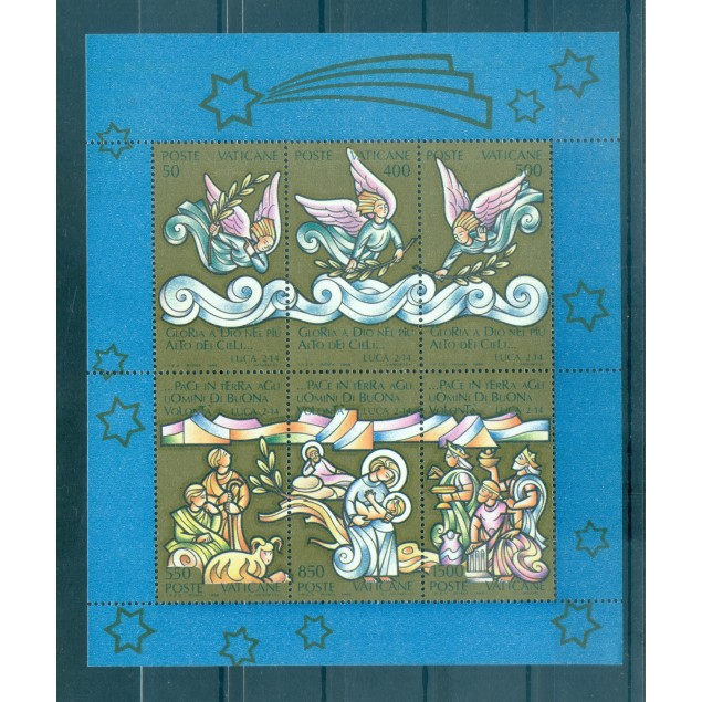 Vatican 1988 - Y & T feuillet n. 10 - Noël (Michel feuillet n. 10)