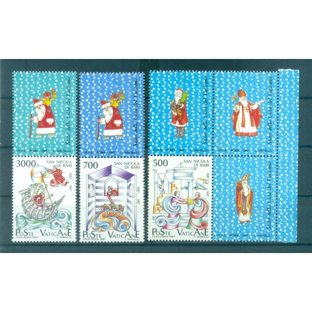 Vatican 1987 - Y & T n. 825/27 - Saint Nicholas (Michel n. 934/36)