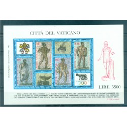 Vaticano 1987 - Y & T foglirtto n. 9 - OLYMPHILEX '87 (Michel foglietto n. 9)