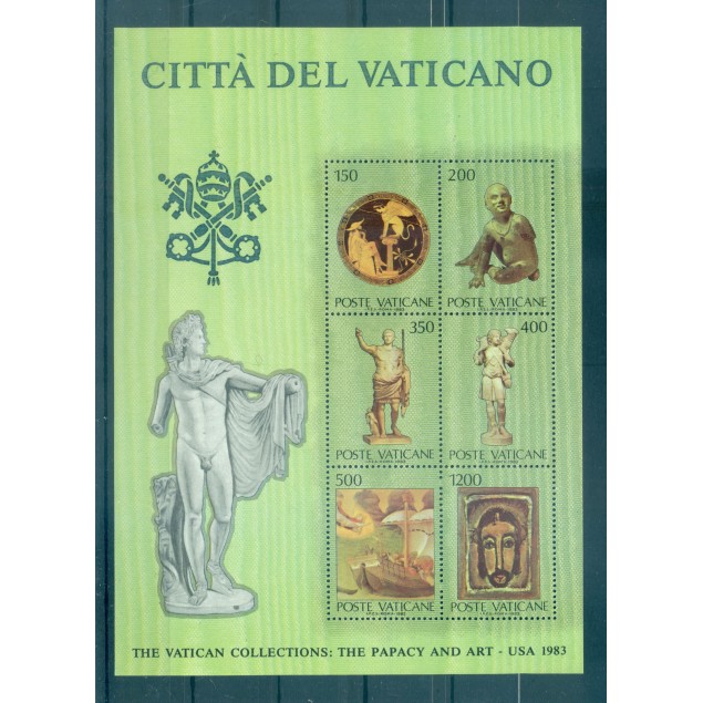 ART ANTIQUE - ANCIENT ART VATICAN CITY 1983 The Vatican Collection block