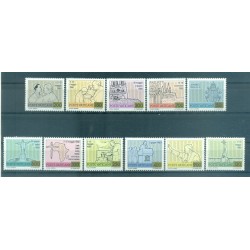 Vatican 1981 - Y & T n. 715/25 - Voyages du pape Jean-Paul II (Michel n. 792/802)