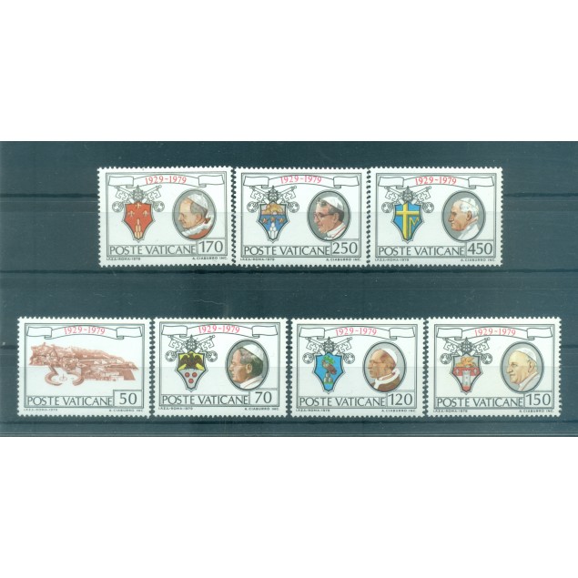 Vatican 1989 - Mi. n. 988/992 - "Viaggi del Papa" Jean Paul II