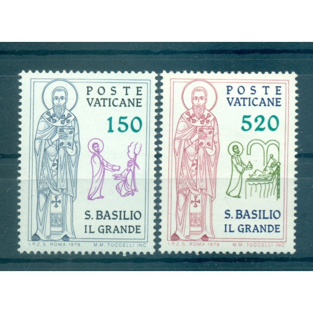 Vatican 1980 - Mi. n. 759/763 - Saint Benoît de Nursie