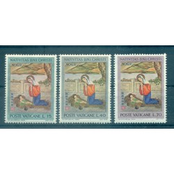 Vatican 1961 - Y & T n. 341/43 - Noël (Michel n. 388/90)