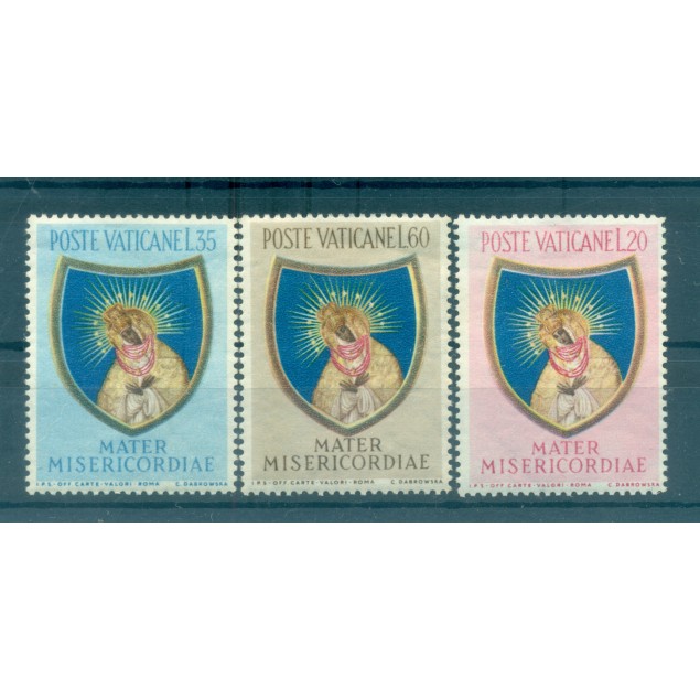 Vaticano 1954 - Y & T n. 207/09 - Anno mariano (Michel n. 227/29)